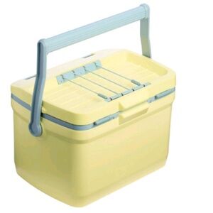 Stanley Yellow and Blue Cooler Box The Easy Carry Outdoor Cooler 16QT